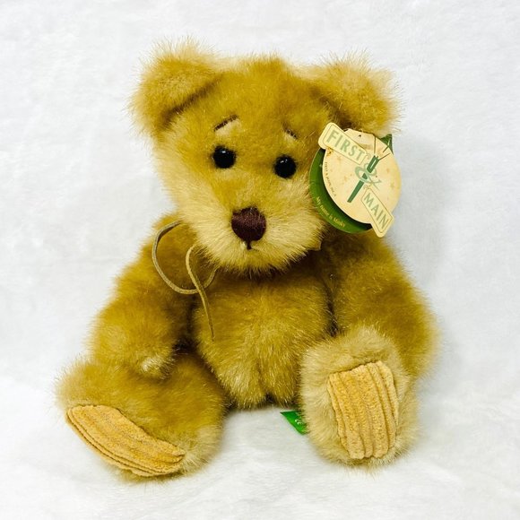 Vintage First & Main Minky Plush Bear - Picture 1 of 13